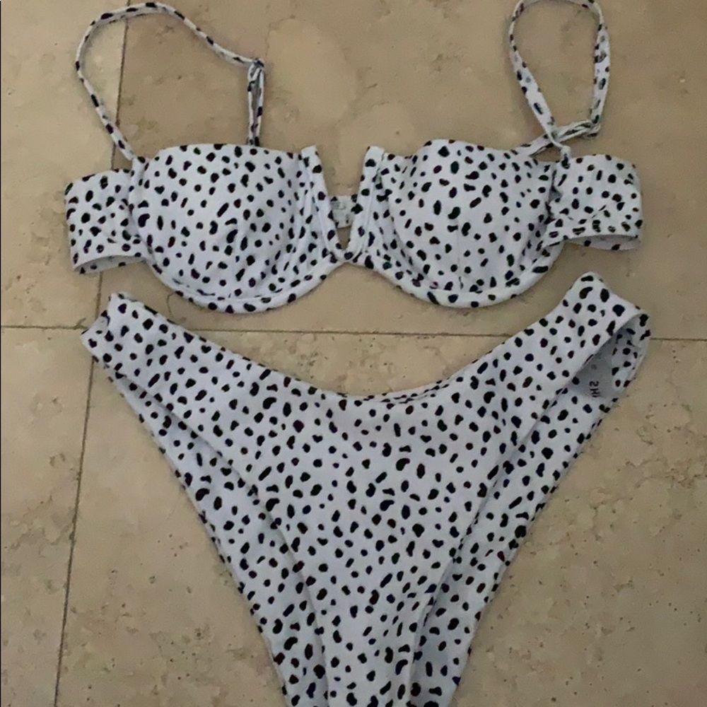 Cow print bikini